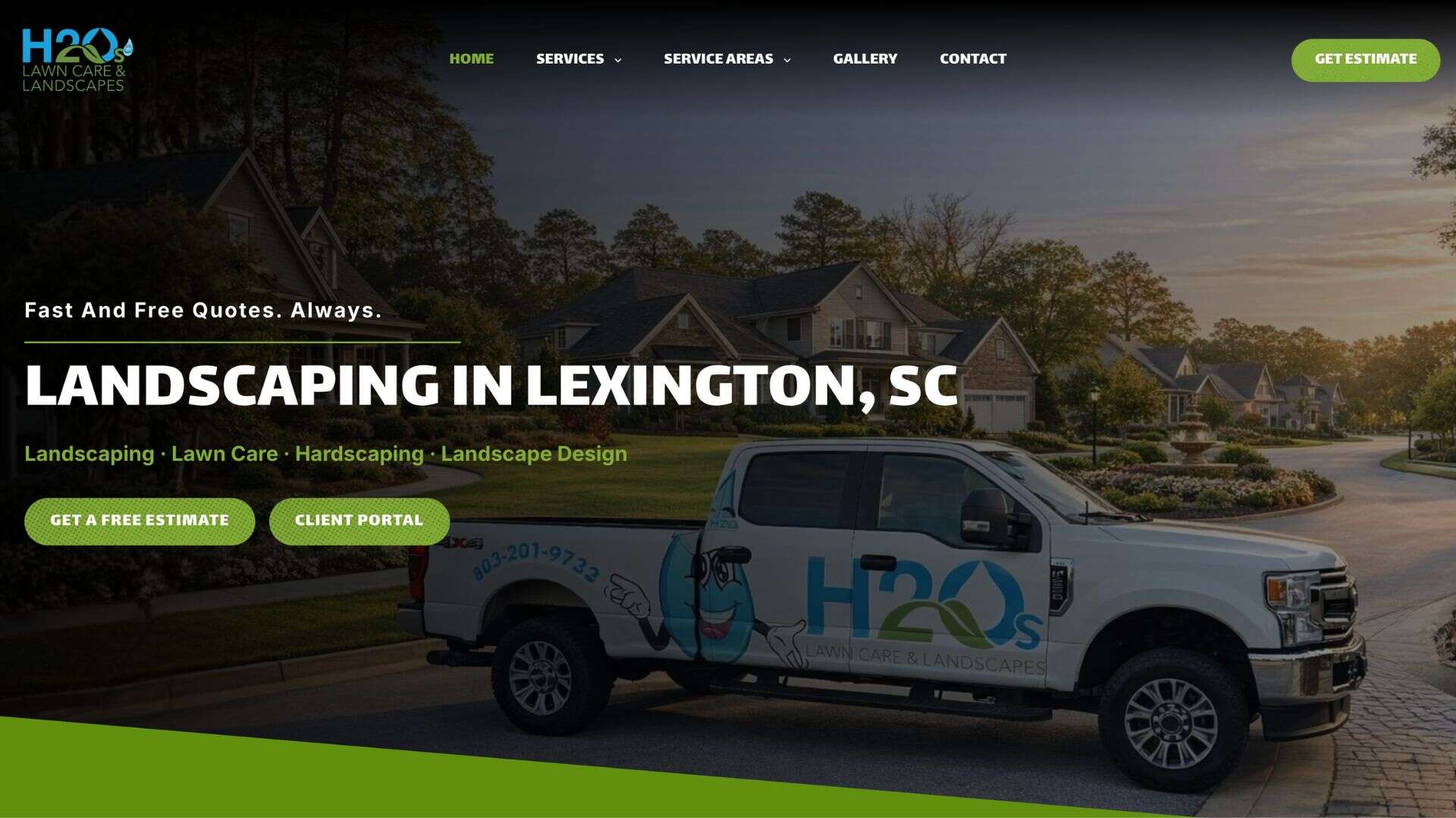 Professional landscaping and lawn care services in Lexington, SC.