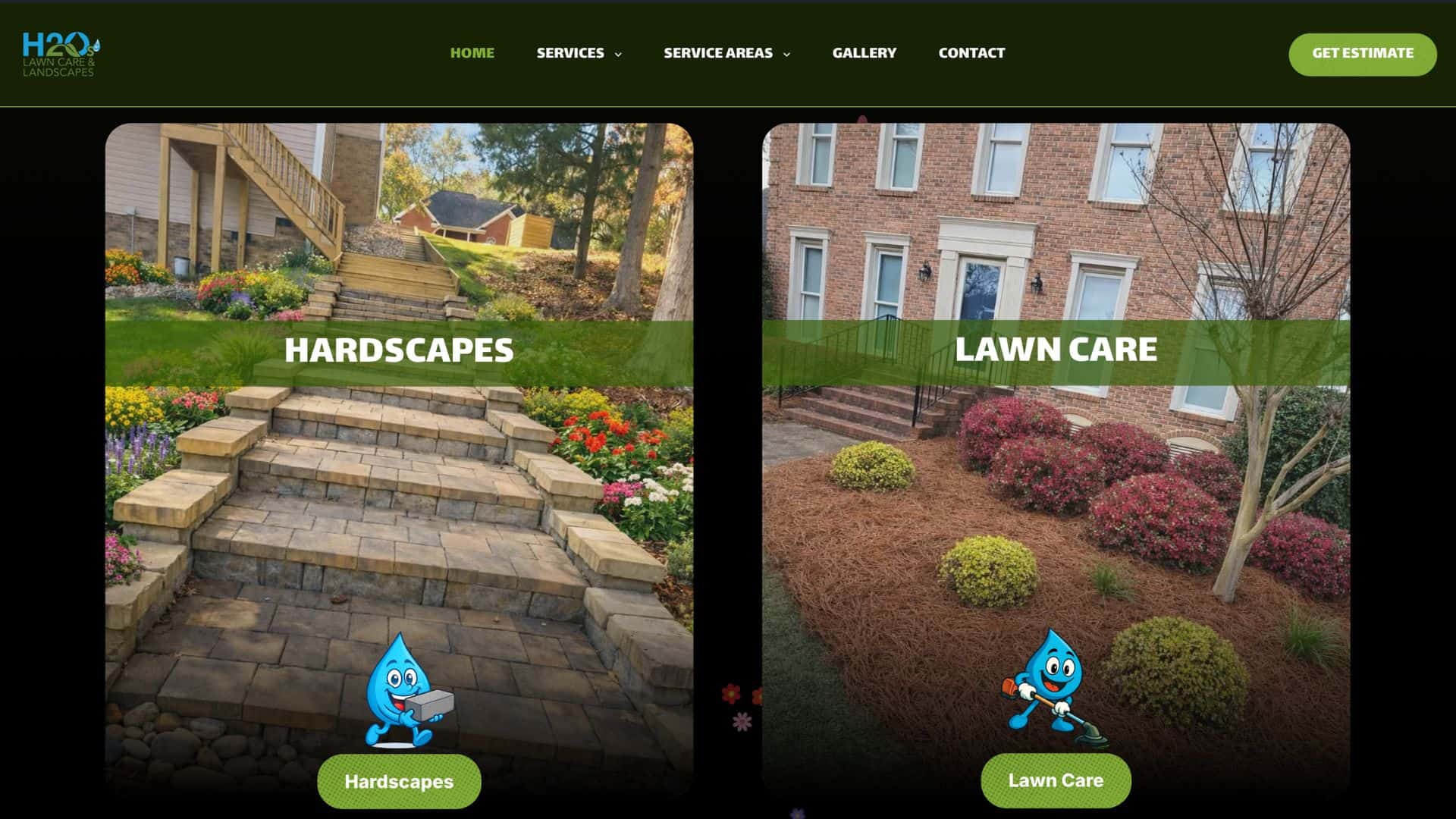 Professional hardscape and lawn care services for beautiful outdoor spaces.