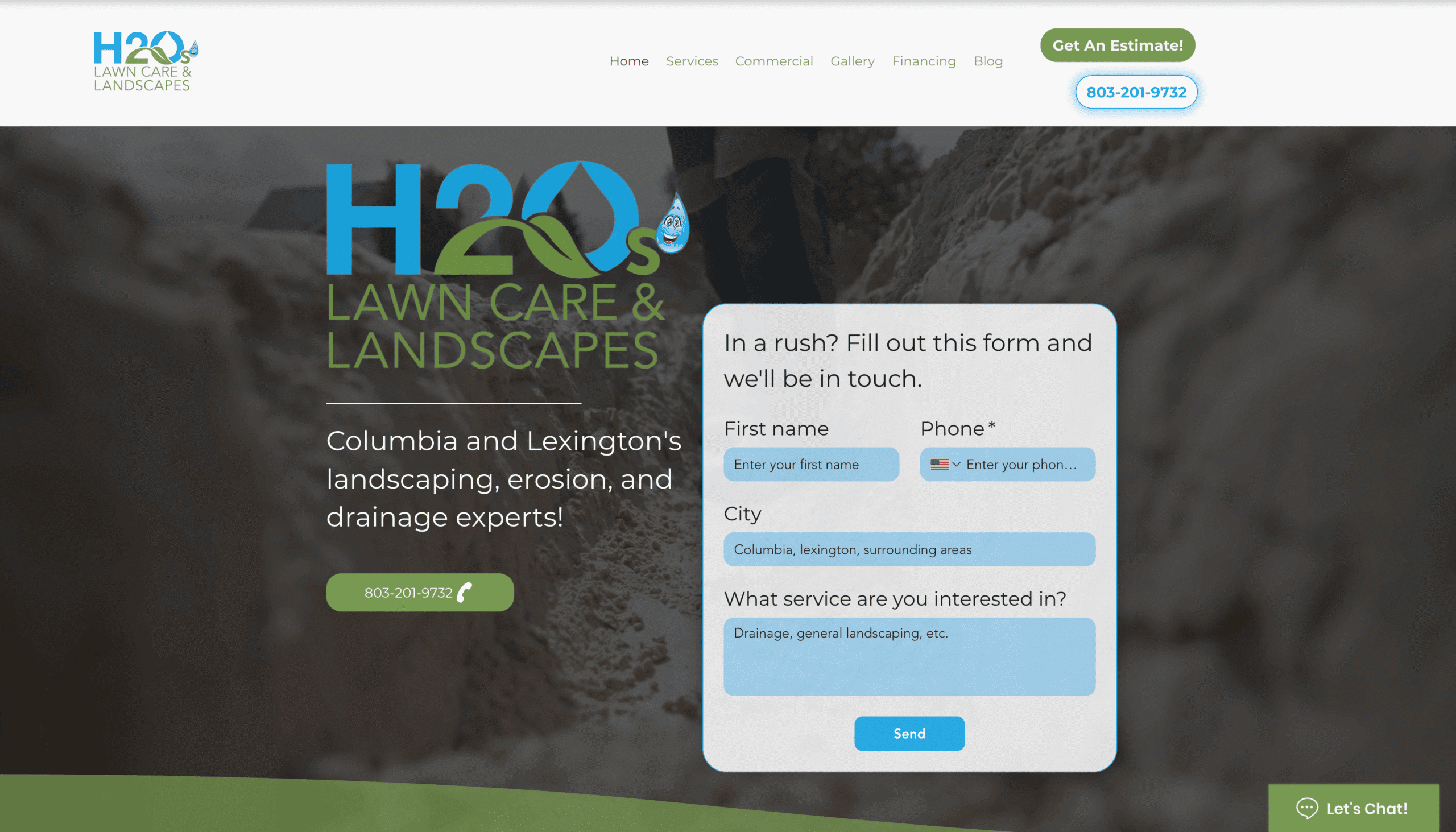 Professional lawn care and landscaping services in Columbia and Lexington, Kentucky.